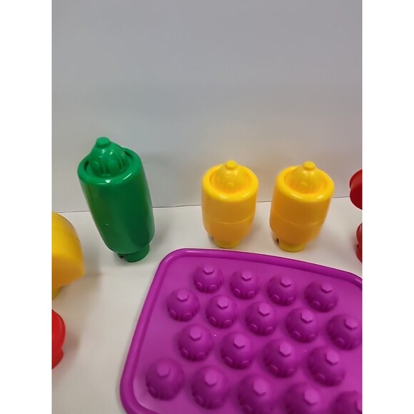 14 pc Fisher Price‎ POP ONZ Building System Additions Vintage Toddlers Preschool - Picture 5 of 7